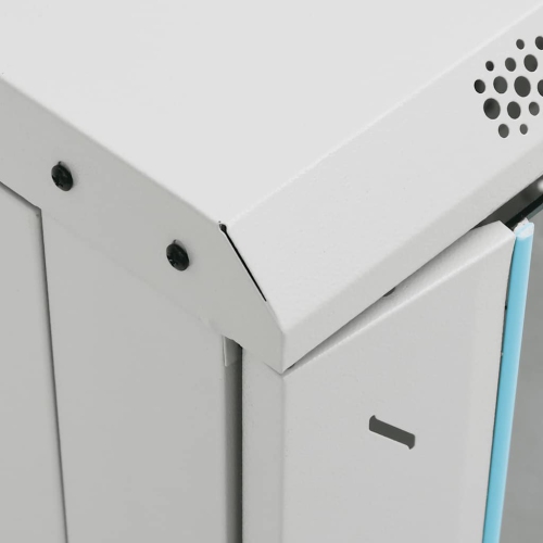 Armoire réseau vidaXL 15U 19 po IP20 gris 60 x 45 x 86 cm