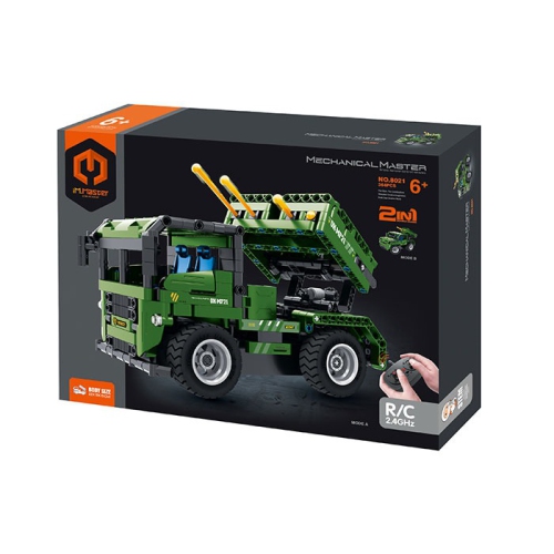 Tradeopia DIY Mobile Rocket Artillery Launcher Premium Building Block Kit | 2-in-1 Model | 364 Pieces | R/C 2.4GHz | Ages 6+ | Educational STEM Toy