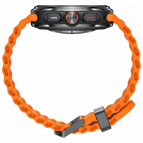 Remis à neuf - montre intelligente 47 mm Galaxy Watch Ultra (GPS + LTE) de Samsung avec moniteur de fréquence cardiaque - Gris titane/Orange