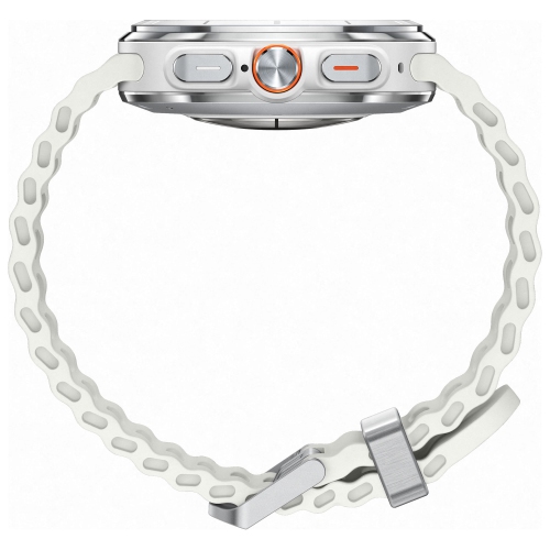 Remis à neuf - montre intelligente 47&nbsp;mm Galaxy Watch Ultra (GPS + LTE) de Samsung avec moniteur de fréquence cardiaque - Blanc titane