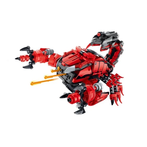 TRADEOPIA  Diy Scorpion Weapon Premium Building Block Kit (664 Pieces) - Educational Stem Toy for Ages 6+