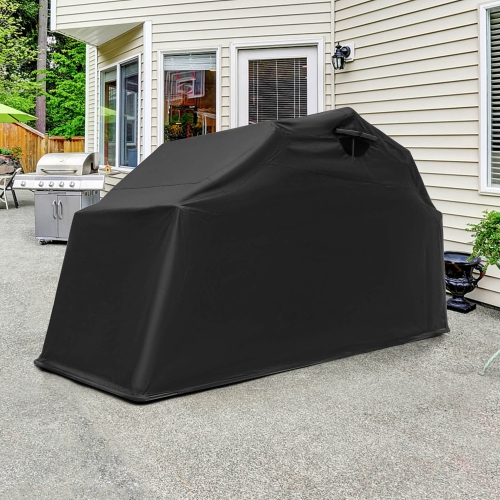 Costway 11.2' x 4.5' x 6.3' Waterproof Motorbike Storage Tent Outdoor Motorcycle Shelter