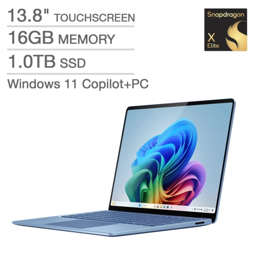 MICROSOFT  Surface Laptop 13.8" Touchscreen Copilot+ PC Laptop (Snapdragon X Elite/16GB Ram/1Tb SSD) (2024) - Sapphire - En - New Sealed