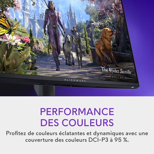 Moniteur de jeu incurvé QD DELO UHD 4K 240 Hz 0,03 ms de 32 po d'Alienware - Lumière lunaire