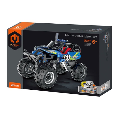 Tradeopia DIY Jeep Premium Building Block Kit with Pull Back Feature - Educational STEM Toy for Ages 6+