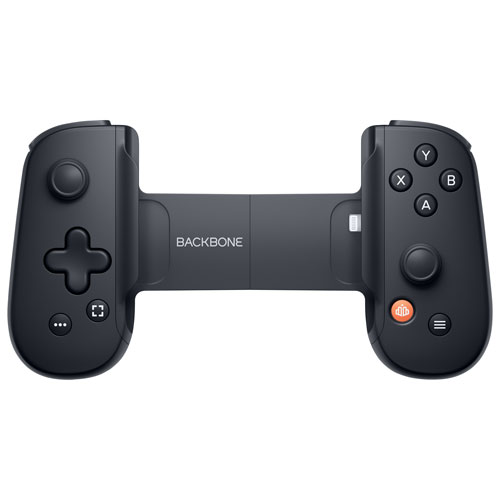 Manette de jeu Backbone One pour iPhone avec Lightning - Noir