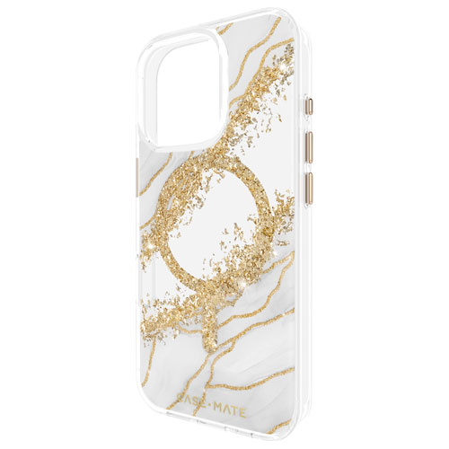 Étui rigide ajusté Karat Granite de Case-Mate avec MagSafe pour iPhone 16 Pro- Granite