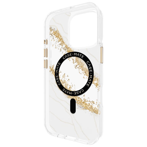 Étui rigide ajusté Karat Granite de Case-Mate avec MagSafe pour iPhone 16 Pro- Granite