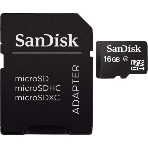 SANDISK  16GB Mobile Microsdhc Class 4 Flash Memory Card With Sd Adapter - Sdsdqm-016G-B35A