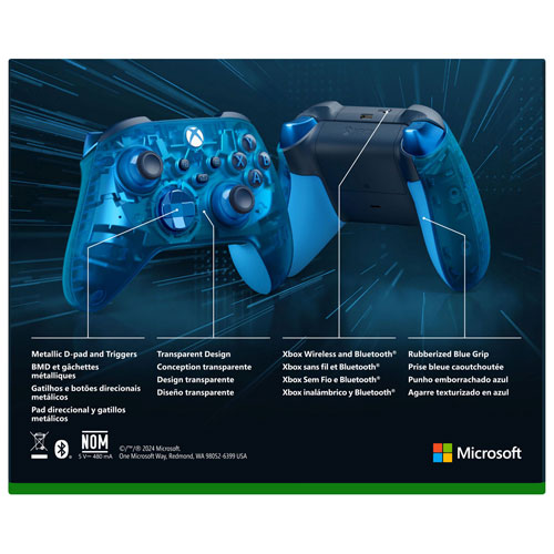 Image 9 of 9.. Xbox Wireless Controller - Sky Cipher Special Edition
