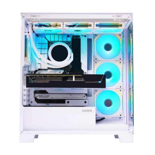 Zonic Gaming PC - Liquid Cooled AMD Ryzen 9 7900X , GeForce 5070 TI GDDR7 DLSS - AI-Powered Performance , 64GB DDR5 RAM, 2TB M.2SSD ,Wi-Fi 7, Windows