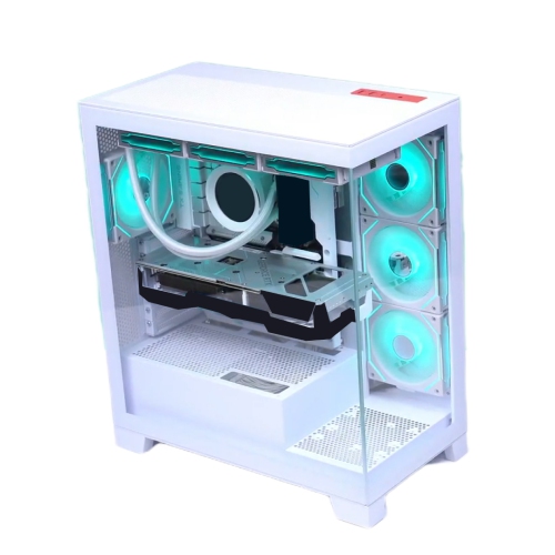 Zonic Gaming PC - Liquid Cooled AMD Ryzen 9 7900X , GeForce 5070 TI GDDR7 DLSS - AI-Powered Performance , 64GB DDR5 RAM, 2TB M.2SSD ,Wi-Fi 7, Windows