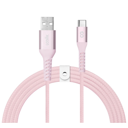 Câble tissé USB à USB-C de 1,2 m - Fard