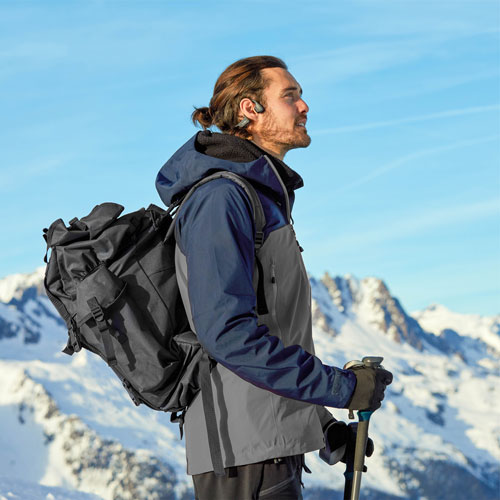 Écouteurs Bluetooth oreilles libres à conduction osseuse OpenRun Pro 2 de Shokz - Noir