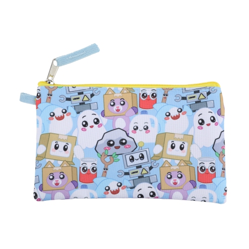 LankyBox Boxy Foxy Ghosty Rocky Kids 16" Backpack and Lunch Bag 5 Piece Set