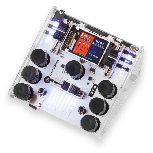 CIRCUITMESS  Jay-D - Dj Mixtable Kit, Learn Electronics And Coding Stem Building Toy, Music Education Kit, Solder Kit, Science Kit for Ages 11 Years