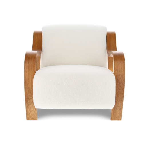 Valencia Alexis Boucle Fabric Accent Chair