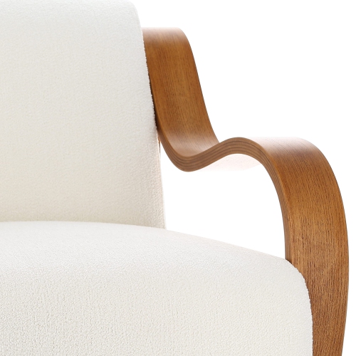 Valencia Alexis Boucle Fabric Accent Chair
