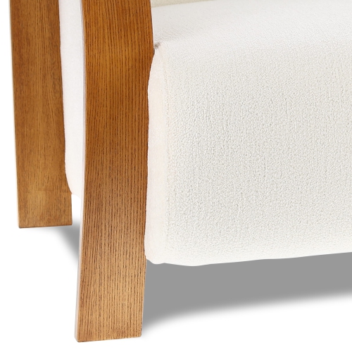 Valencia Alexis Boucle Fabric Accent Chair