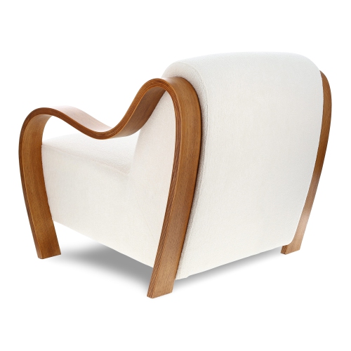 Valencia Alexis Boucle Fabric Accent Chair