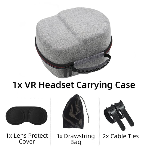 Compatible avec l'étui Oculus Quest2, l'étui de transport pour casques de réalité virtuelle tout-en-un Quest2 et les manettes comprend plusieurs