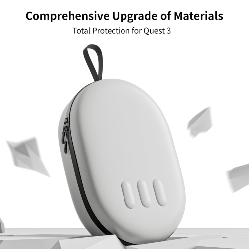 Étui de transport pour Meta Quest 3/Quest 2/Vision Pro, compatible avec le serre-tête Battery Elite, les manettes et autres accessoires, étui rigide,
