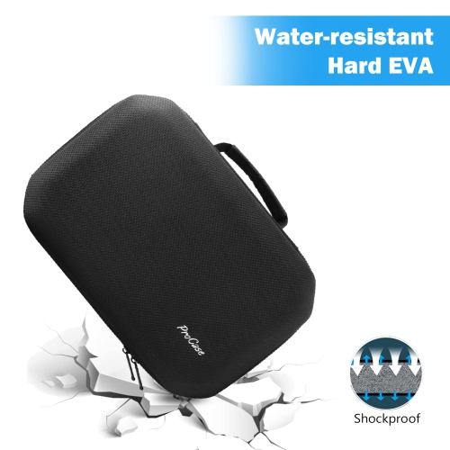 Hard Travel Case for Oculus Quest 2 VR Gaming Headset, Controllers Accessories Shockproof EVA Hard Shell Carrying Case Storage Bag with Shoulder