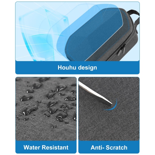 Hard Case for Oculus Quest 2, Carrying Case Compatible with Meta/Oculus Quest 2 Basic VR Gaming Headset and Touch Controllers Accessories, Suitable