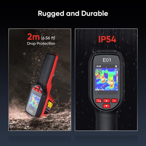 HIKMICRO Thermal Camera E01, 96x96 IR Resolution, 20Hz Refresh Rate, Portable Handheld Infrared Thermal Imaging Camera with Laser Pointer, -4°F~752°F Range by HIKMICRO - Refurbished condition - Image 3