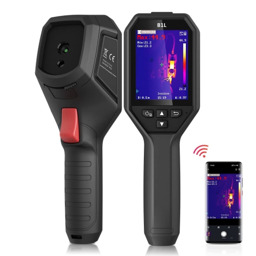 Open Box - HIKMICRO B1L 160 x 120 IR Resolution Thermal Imaging Camera with Wifi, 25Hz Refresh Rate, 3.2" LCD Screen, Handheld 19200 Pixels Infrared