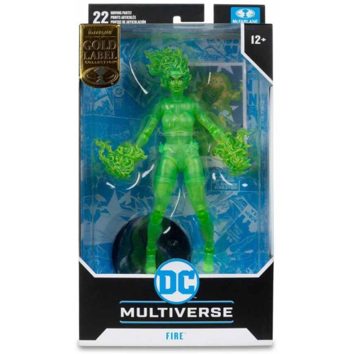 DC  Multiverse 7 Inch Action Figure Exclusive - Fire Label In Gold