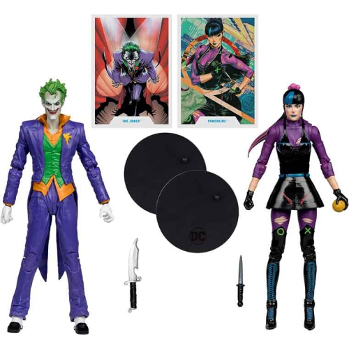 DC Multiverse Batman 7 Inch Action Figure - The Joker & Punchline