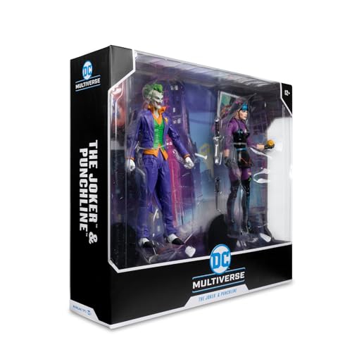 DC Multiverse Batman 7 Inch Action Figure - The Joker & Punchline