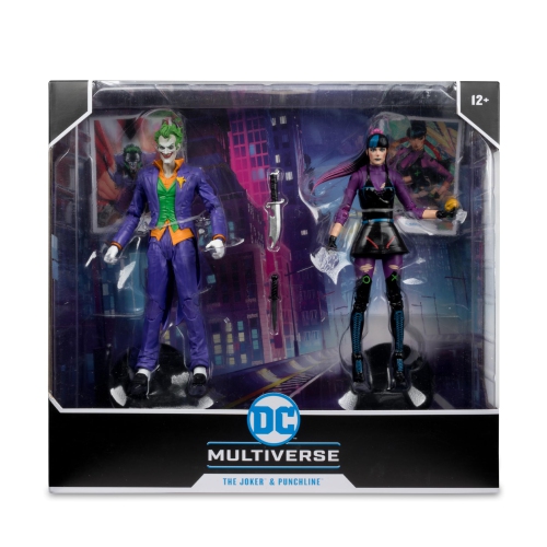 DC Multiverse Batman 7 Inch Action Figure - The Joker & Punchline
