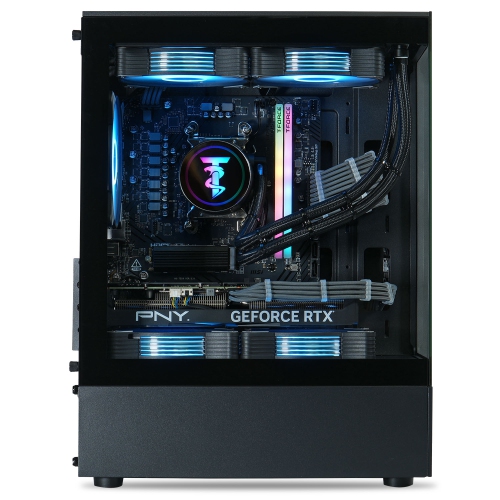 ViprTech Reaper 2.0 Liquid-Cooled PC - AMD Ryzen 7 8700F, RTX 5060 Ti 16GB, 16GB DDR5, 1TB NVMe SSD, VR-Ready, Streaming, Win 11, Gaming Desktop