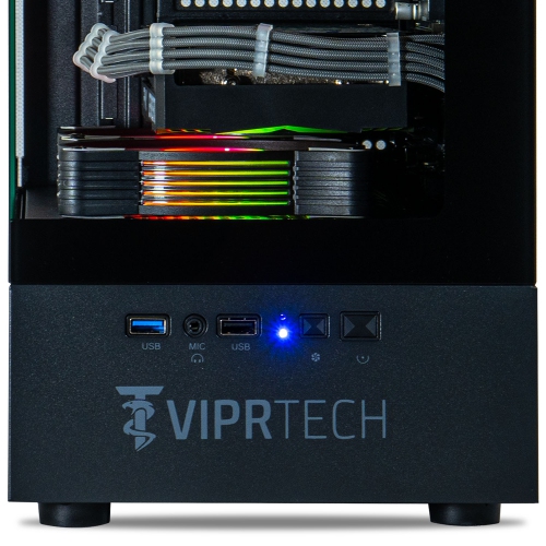 ViprTech Reaper 2.0 Liquid-Cooled PC - AMD Ryzen 7 8700F, RTX 5060 Ti 16GB, 16GB DDR5, 1TB NVMe SSD, VR-Ready, Streaming, Win 11, Gaming Desktop