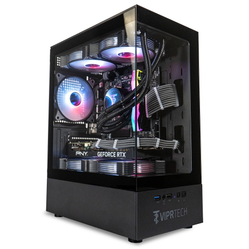 ViprTech Reaper 2.0 Liquid-Cooled PC - AMD Ryzen 7 8700F, RTX 5060 Ti 16GB, 16GB DDR5, 1TB NVMe SSD, VR-Ready, Streaming, Win 11, Gaming Desktop