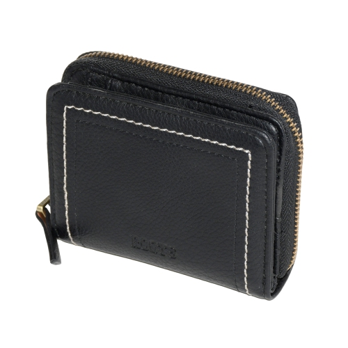 Ladies Compact Zip Around Snap Wallet