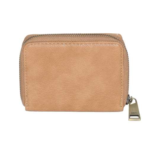 Ladies Compact Zip Around Snap Wallet