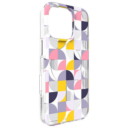 Étui rigide ajusté Milan Snap de ZAGG avec MagSafe pour iPhone 16 Pro - Géométrique