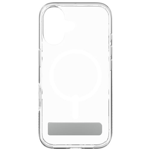 ZAGG Crystal Palace Snap Fitted Hard Shell Case with MagSafe for iPhone 16 - Clear