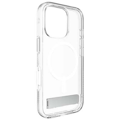 ZAGG Crystal Palace Snap Fitted Hard Shell Case with MagSafe for iPhone 16 Pro - Clear