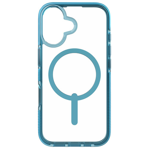 ZAGG Santa Cruz Snap Fitted Hard Shell Case with MagSafe for iPhone 16 - River Blue