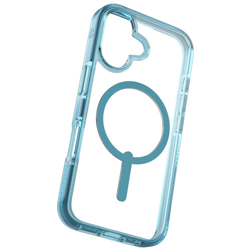 ZAGG Santa Cruz Snap Fitted Hard Shell Case with MagSafe for iPhone 16 - River Blue