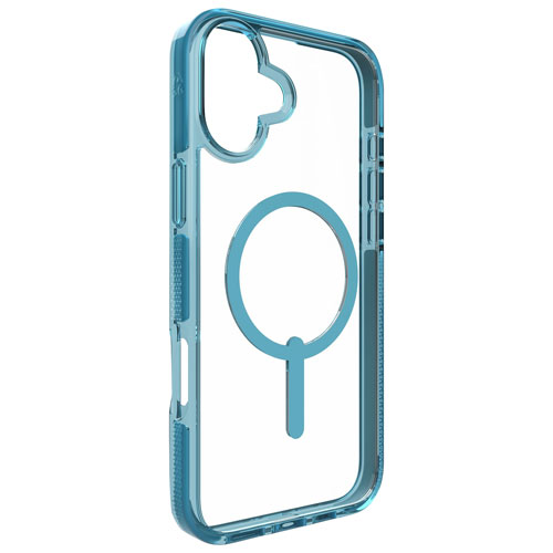 Étui rigide ajusté Santa Cruz Snap de ZAGG avec MagSafe pour iPhone 16 Plus - Rivière bleue