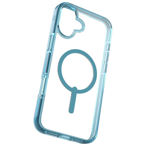 Étui rigide ajusté Santa Cruz Snap de ZAGG avec MagSafe pour iPhone 16 Plus - Rivière bleue