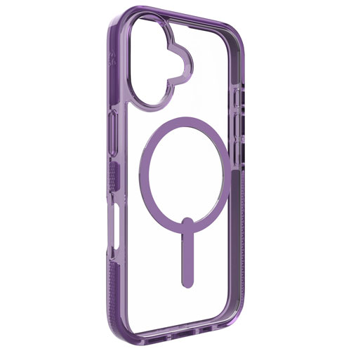 ZAGG Santa Cruz Snap Fitted Hard Shell Case with MagSafe for iPhone 16 - Hyacinth