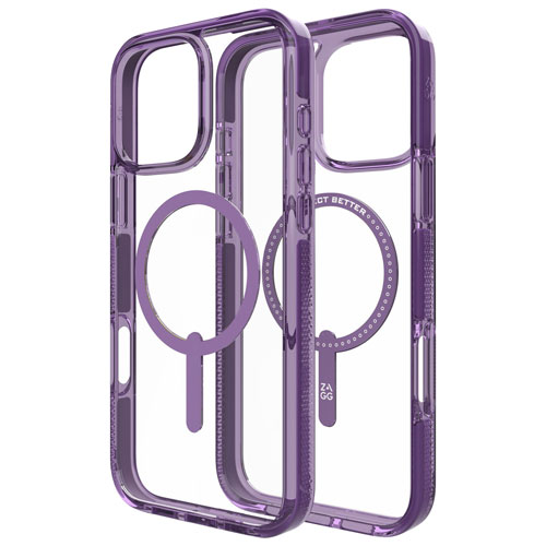 ZAGG Santa Cruz Snap Fitted Hard Shell Case with MagSafe for iPhone 16 Pro Max - Hyacinth