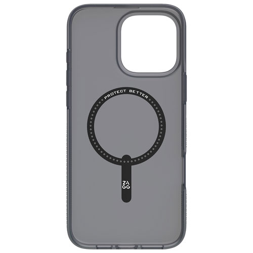 ZAGG Milan Snap Fitted Hard Shell Case with MagSafe for iPhone 16 Pro Max - Raven Feather