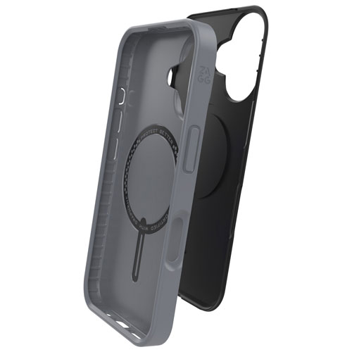 ZAGG SoHo Snap Fitted Hard Shell Case with MagSafe for iPhone 16 - Black